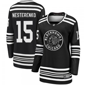 Women's Fanatics Branded Chicago Blackhawks Eric Nesterenko Black Breakaway Alternate 2019/20 Jersey - Premier