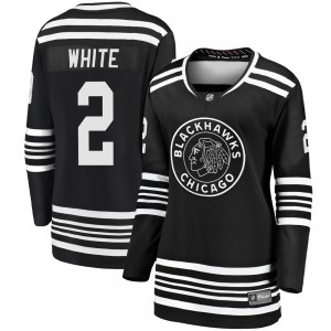 Women's Fanatics Branded Chicago Blackhawks Bill White White Breakaway Black Alternate 2019/20 Jersey - Premier