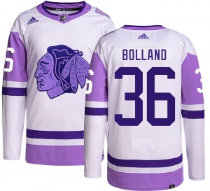 Men's Adidas Chicago Blackhawks Dave Bolland Hockey Fights Cancer Jersey - Authentic