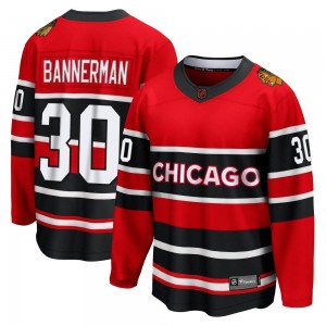 Men's Fanatics Branded Chicago Blackhawks Murray Bannerman Red Special Edition 2.0 Jersey - Breakaway