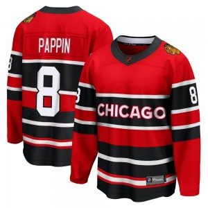 Men's Fanatics Branded Chicago Blackhawks Jim Pappin Red Special Edition 2.0 Jersey - Breakaway