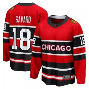 Men's Fanatics Branded Chicago Blackhawks Denis Savard Red Special Edition 2.0 Jersey - Breakaway