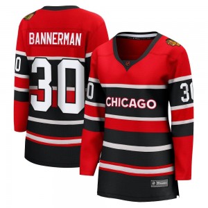 Women's Fanatics Branded Chicago Blackhawks Murray Bannerman Red Special Edition 2.0 Jersey - Breakaway