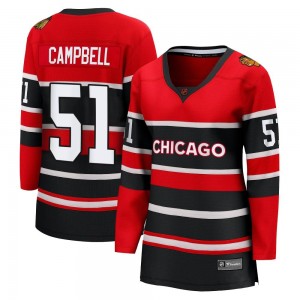 Women's Fanatics Branded Chicago Blackhawks Brian Campbell Red Special Edition 2.0 Jersey - Breakaway