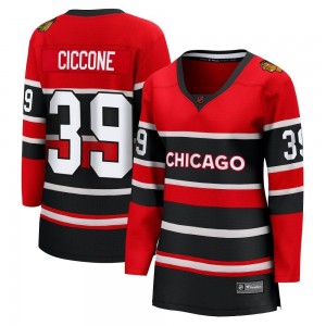 Women's Fanatics Branded Chicago Blackhawks Enrico Ciccone Red Special Edition 2.0 Jersey - Breakaway