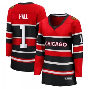 Women's Fanatics Branded Chicago Blackhawks Glenn Hall Red Special Edition 2.0 Jersey - Breakaway