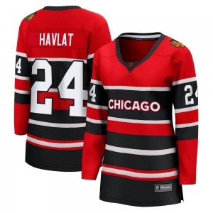 Women's Fanatics Branded Chicago Blackhawks Martin Havlat Red Special Edition 2.0 Jersey - Breakaway