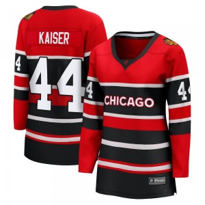 Women's Fanatics Branded Chicago Blackhawks Wyatt Kaiser Red Special Edition 2.0 Jersey - Breakaway