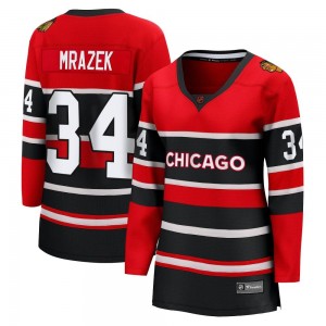 Women's Fanatics Branded Chicago Blackhawks Petr Mrazek Red Special Edition 2.0 Jersey - Breakaway
