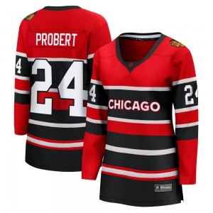 Women's Fanatics Branded Chicago Blackhawks Bob Probert Red Special Edition 2.0 Jersey - Breakaway