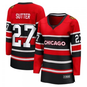 Women's Fanatics Branded Chicago Blackhawks Darryl Sutter Red Special Edition 2.0 Jersey - Breakaway