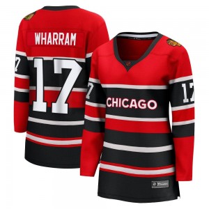 Women's Fanatics Branded Chicago Blackhawks Kenny Wharram Red Special Edition 2.0 Jersey - Breakaway