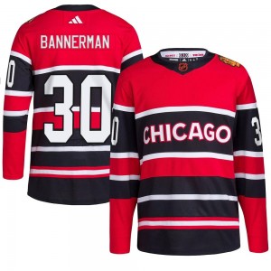Youth Adidas Chicago Blackhawks Murray Bannerman Red Reverse Retro 2.0 Jersey - Authentic