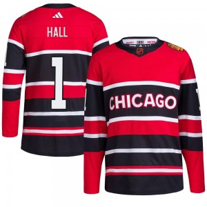 Youth Adidas Chicago Blackhawks Glenn Hall Red Reverse Retro 2.0 Jersey - Authentic