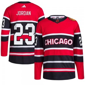 Youth Adidas Chicago Blackhawks Michael Jordan Red Reverse Retro 2.0 Jersey - Authentic