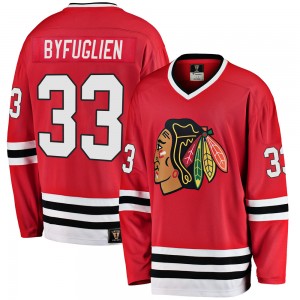 Men's Fanatics Branded Chicago Blackhawks Dustin Byfuglien Red Breakaway Heritage Jersey - Premier