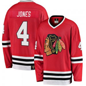 Men's Fanatics Branded Chicago Blackhawks Seth Jones Red Breakaway Heritage Jersey - Premier