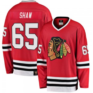 Men's Fanatics Branded Chicago Blackhawks Andrew Shaw Red Breakaway Heritage Jersey - Premier
