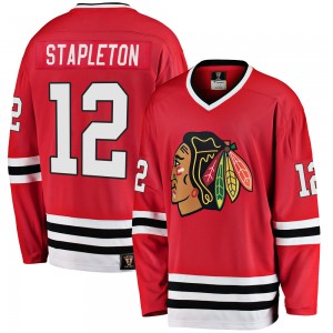 Men's Fanatics Branded Chicago Blackhawks Pat Stapleton Red Breakaway Heritage Jersey - Premier