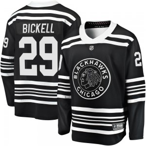 Youth Fanatics Branded Chicago Blackhawks Bryan Bickell Black Breakaway Alternate 2019/20 Jersey - Premier