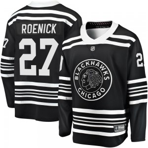 Youth Fanatics Branded Chicago Blackhawks Jeremy Roenick Black Breakaway Alternate 2019/20 Jersey - Premier