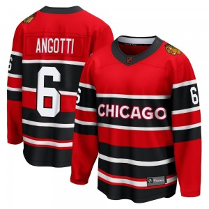 Youth Fanatics Branded Chicago Blackhawks Lou Angotti Red Special Edition 2.0 Jersey - Breakaway