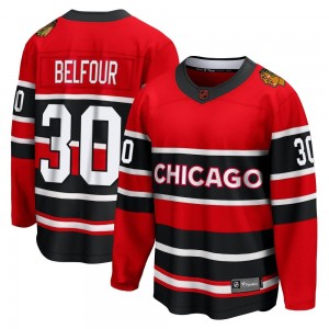 Youth Fanatics Branded Chicago Blackhawks ED Belfour Red Special Edition 2.0 Jersey - Breakaway