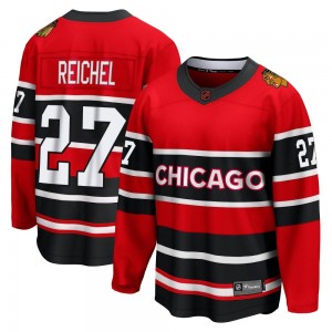 Youth Fanatics Branded Chicago Blackhawks Lukas Reichel Red Special Edition 2.0 Jersey - Breakaway