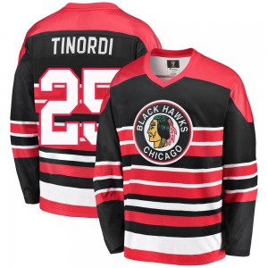 Men's Fanatics Branded Chicago Blackhawks Jarred Tinordi Red/Black Breakaway Heritage Jersey - Premier