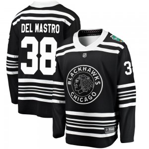 Youth Fanatics Branded Chicago Blackhawks Ethan Del Mastro Black 2019 Winter Classic Jersey - Breakaway