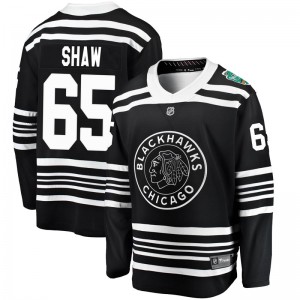 Youth Fanatics Branded Chicago Blackhawks Andrew Shaw Black 2019 Winter Classic Jersey - Breakaway