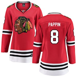 Women's Fanatics Branded Chicago Blackhawks Jim Pappin Red Home Jersey - Breakaway