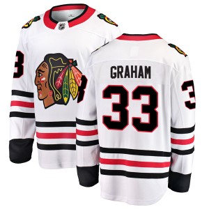 Men's Fanatics Branded Chicago Blackhawks Dirk Graham White Away Jersey - Breakaway
