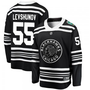 Men's Fanatics Branded Chicago Blackhawks Artyom Levshunov Black 2019 Winter Classic Jersey - Breakaway
