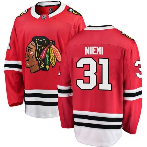 Youth Fanatics Branded Chicago Blackhawks Antti Niemi Red Home Jersey - Breakaway