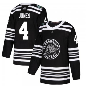 Men's Adidas Chicago Blackhawks Seth Jones Black 2019 Winter Classic Jersey - Authentic