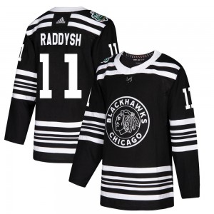 Men's Adidas Chicago Blackhawks Taylor Raddysh Black 2019 Winter Classic Jersey - Authentic