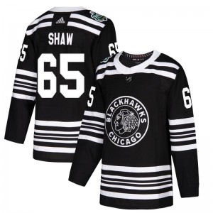 Men's Adidas Chicago Blackhawks Andrew Shaw Black 2019 Winter Classic Jersey - Authentic