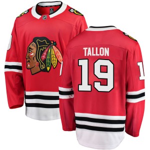 Men's Fanatics Branded Chicago Blackhawks Dale Tallon Red Home Jersey - Breakaway