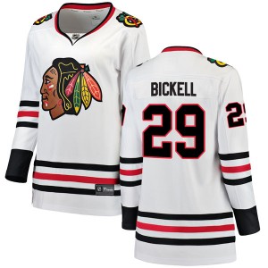 Women's Fanatics Branded Chicago Blackhawks Bryan Bickell White Away Jersey - Breakaway