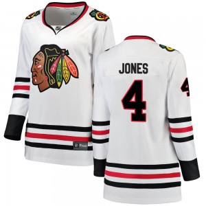 Women's Fanatics Branded Chicago Blackhawks Seth Jones White Away Jersey - Breakaway