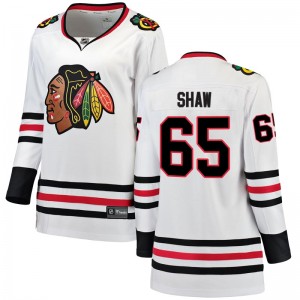 Women's Fanatics Branded Chicago Blackhawks Andrew Shaw White Away Jersey - Breakaway