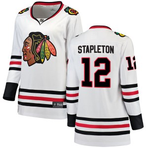 Women's Fanatics Branded Chicago Blackhawks Pat Stapleton White Away Jersey - Breakaway