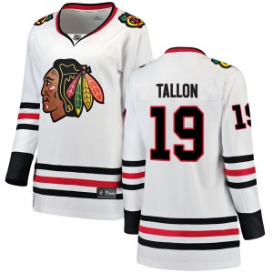 Women's Fanatics Branded Chicago Blackhawks Dale Tallon White Away Jersey - Breakaway