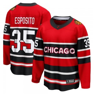 Men's Fanatics Branded Chicago Blackhawks Tony Esposito Red Special Edition 2.0 Jersey - Breakaway