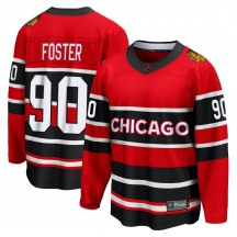Men's Fanatics Branded Chicago Blackhawks Scott Foster Red Special Edition 2.0 Jersey - Breakaway