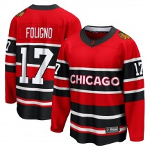 Youth Fanatics Branded Chicago Blackhawks Nick Foligno Red Special Edition 2.0 Jersey - Breakaway