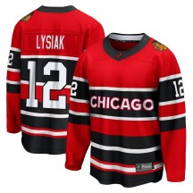 Youth Fanatics Branded Chicago Blackhawks Tom Lysiak Red Special Edition 2.0 Jersey - Breakaway