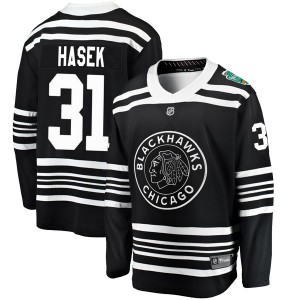Youth Fanatics Branded Chicago Blackhawks Dominik Hasek Black 2019 Winter Classic Jersey - Breakaway