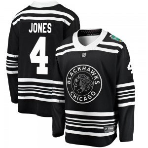 Youth Fanatics Branded Chicago Blackhawks Seth Jones Black 2019 Winter Classic Jersey - Breakaway